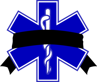 Star of Life with Memoral Ribbon